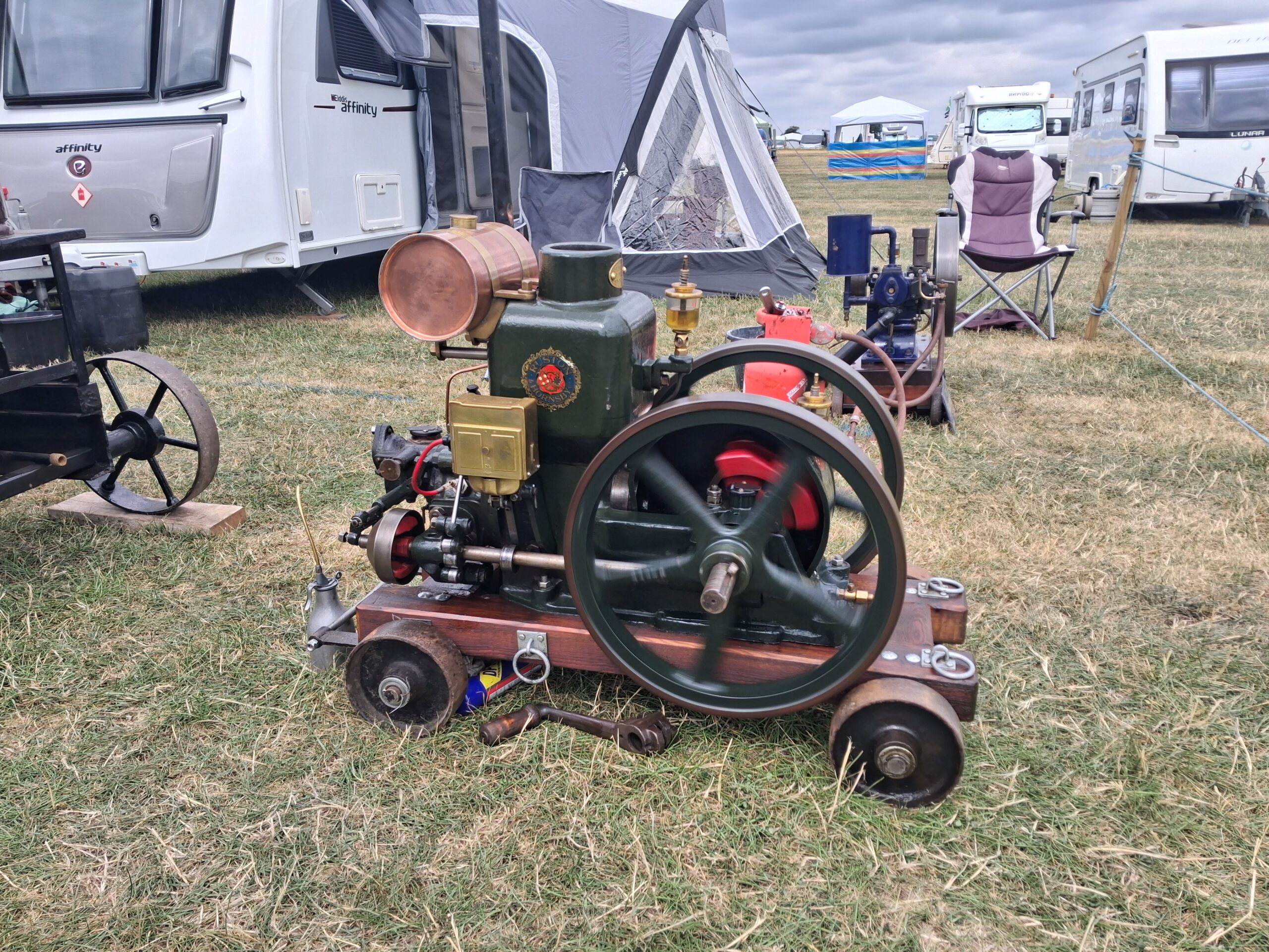 Belvoir Castle Steam Rally - Ruston Hornsby AP - Vintage Engine Enthusiast