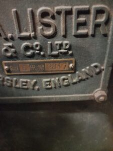 Lister 604 pre N type as found