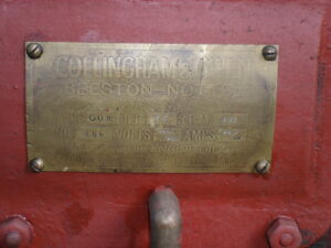 Collingham & Owen – a rare vintage stationary engine
