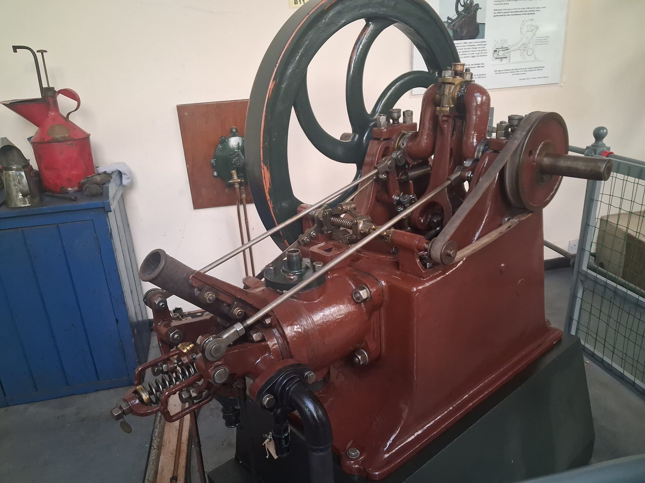 Anson Engine Museum - Atkinson 8-Cycle engine