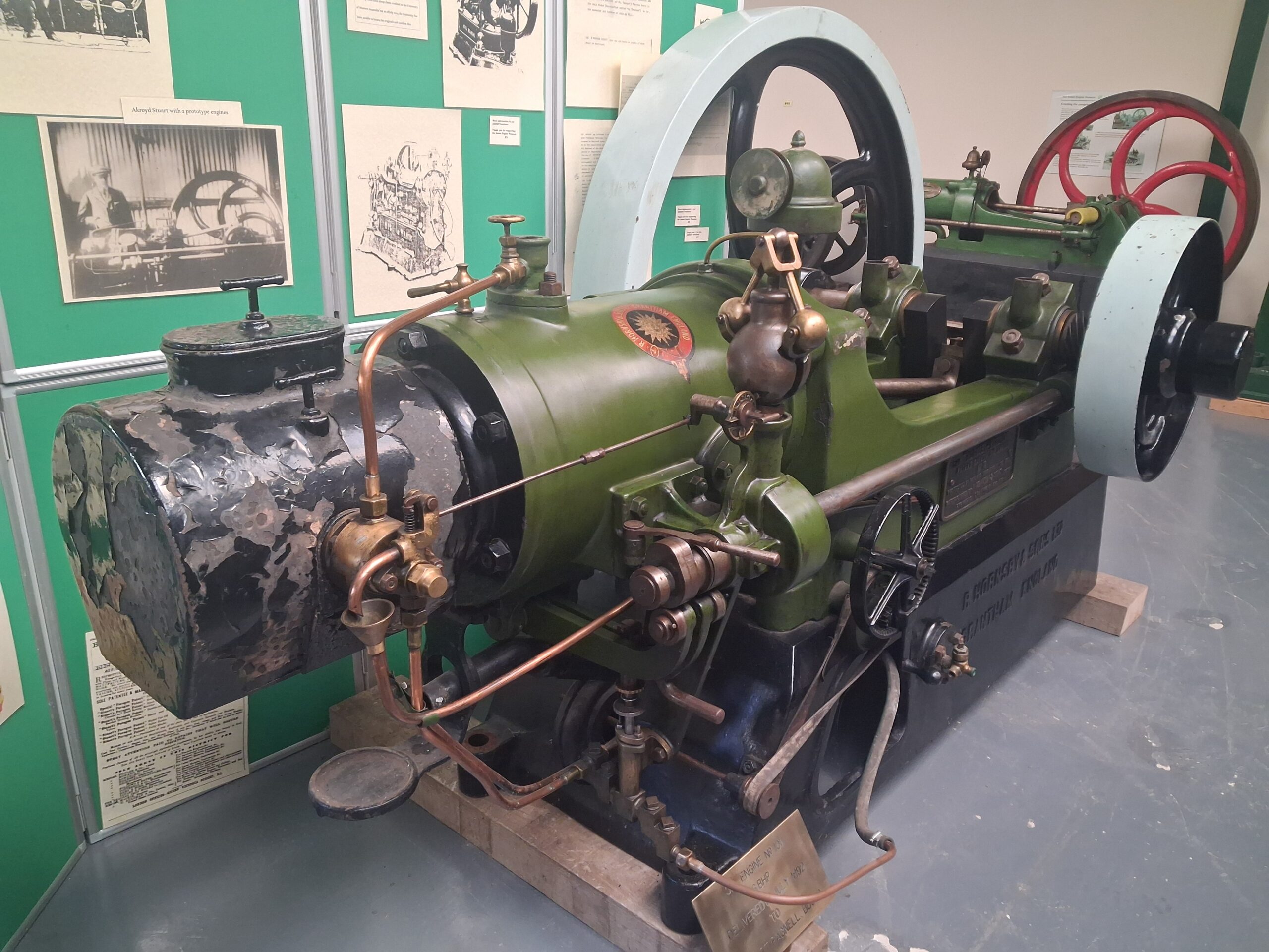 Hornsby Ackroyd Oil Engine no.101 - Anson Engine Museum