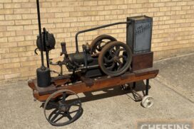 Longbottom Speedwell hot tube gas engine Lot 1407
