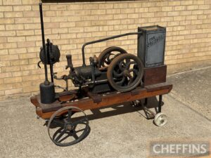 Longbottom Speedwell hot tube gas engine Lot 1407