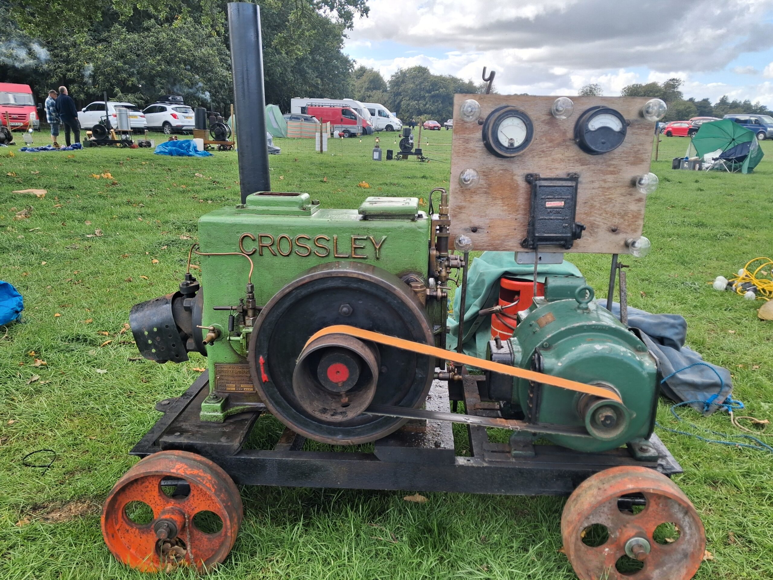 Henham Steam & Country Show - Crossley TSH Lighting Set - Vintage Engine Enthusiast