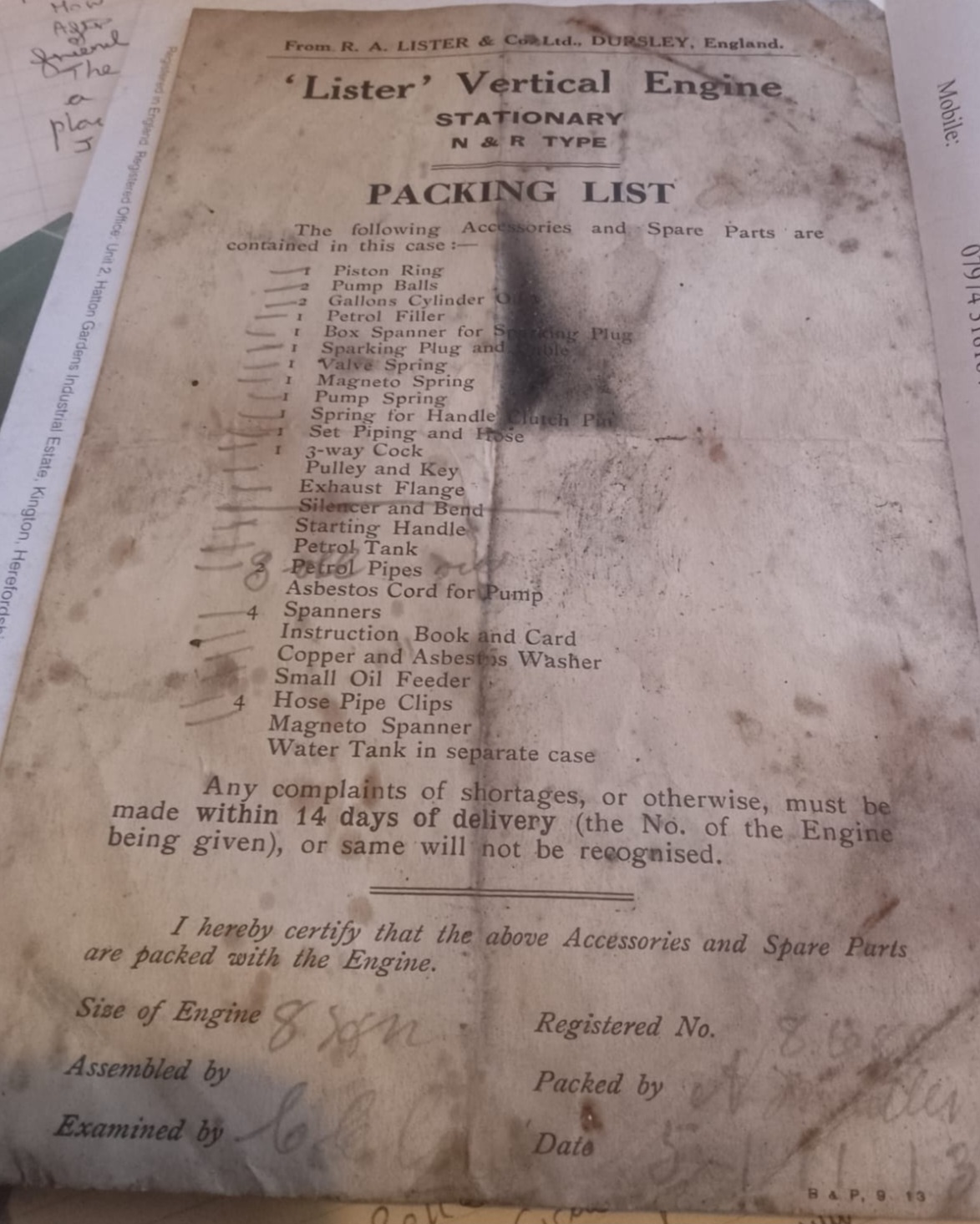 Lister Q Type- Vintage Engine Enthusiast