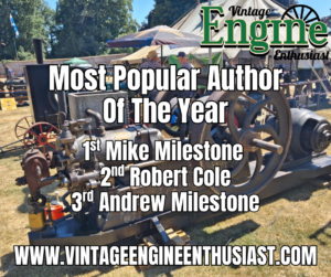 Most Popular Author - Vintage Engine Enthusiast