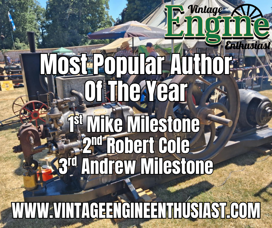 Most Popular Author - Vintage Engine Enthusiast
