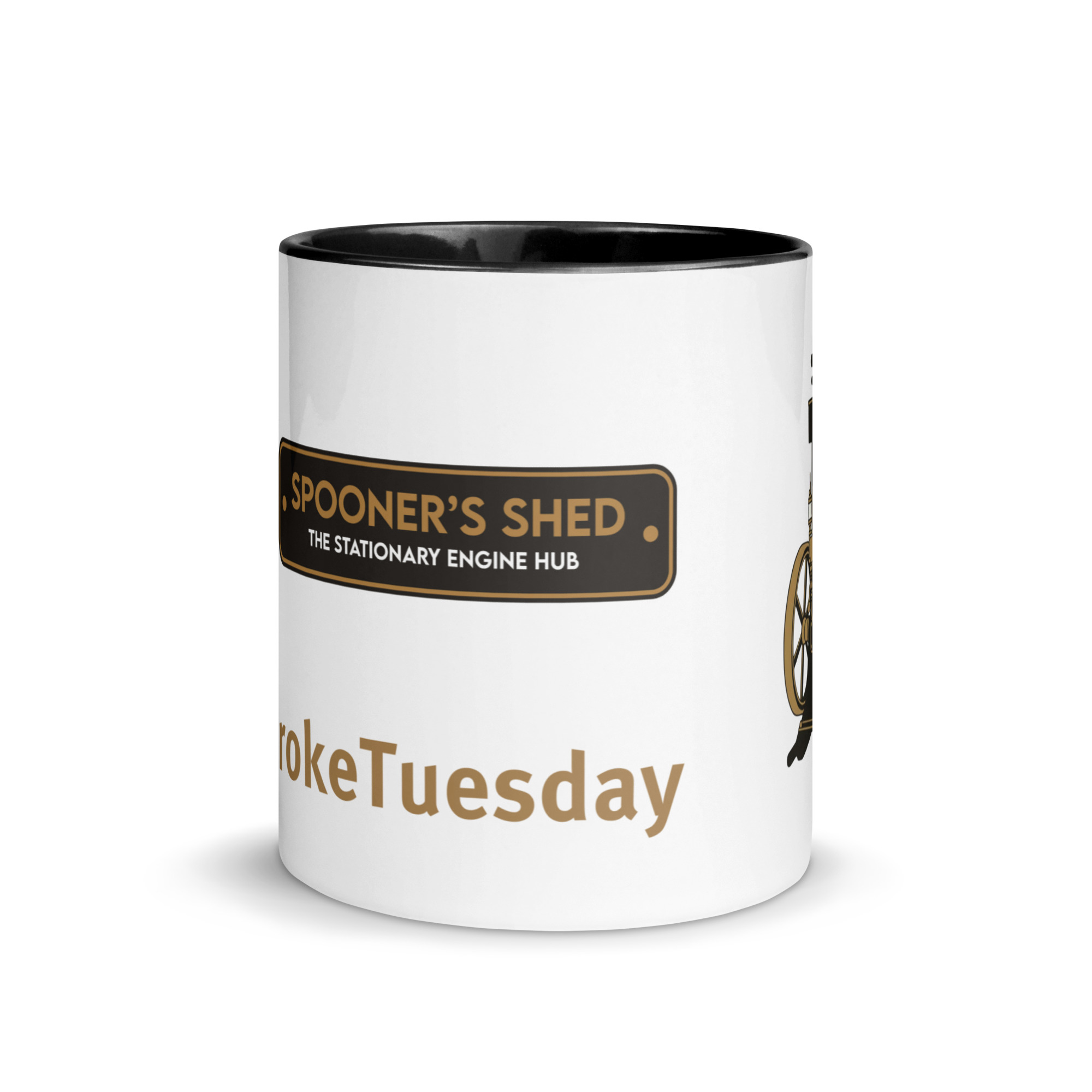 Spooner's Shed #2StrokeTuesday Official Mug with Color Inside - Image 2