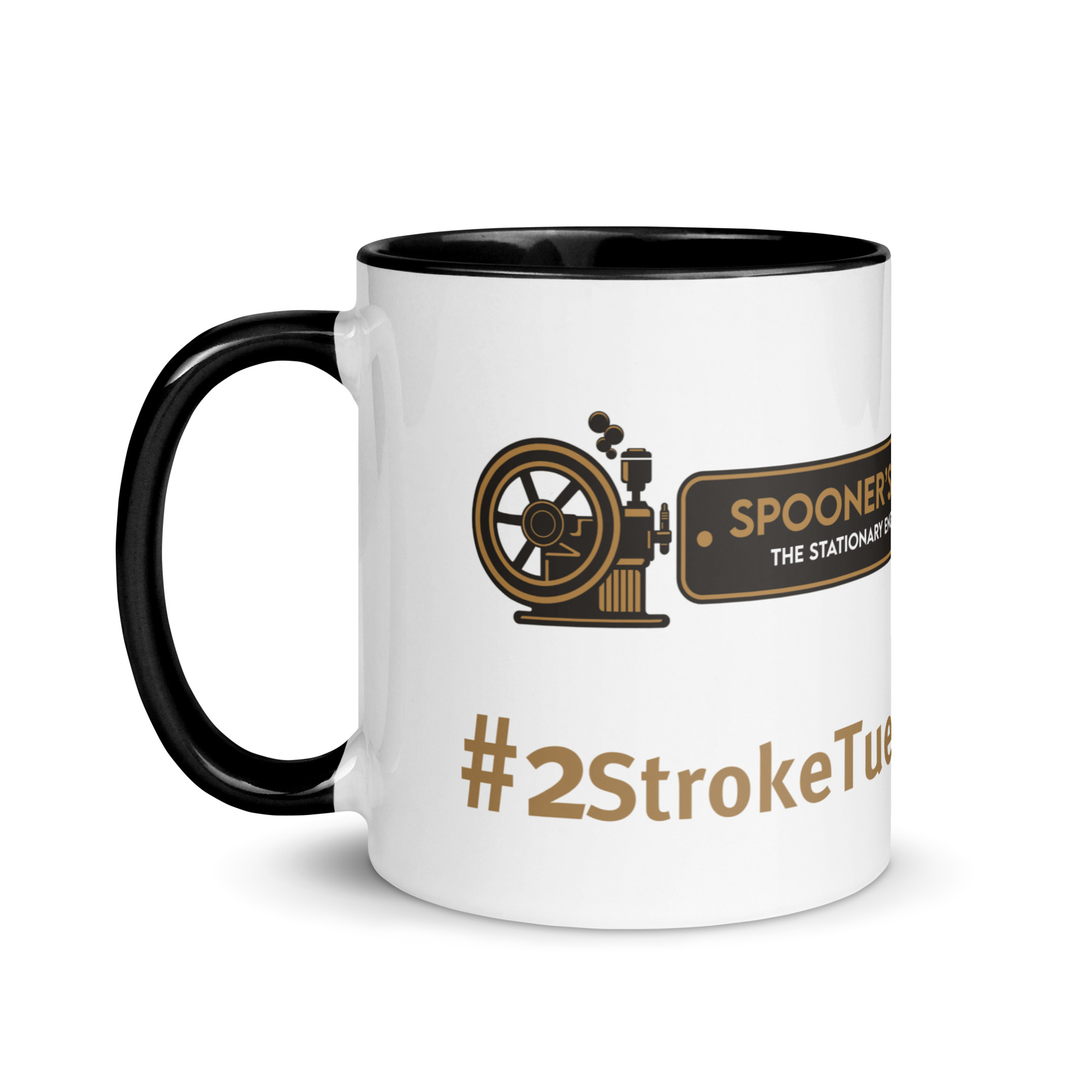 Spooner's Shed #2StrokeTuesday Official Mug with Color Inside - Image 5