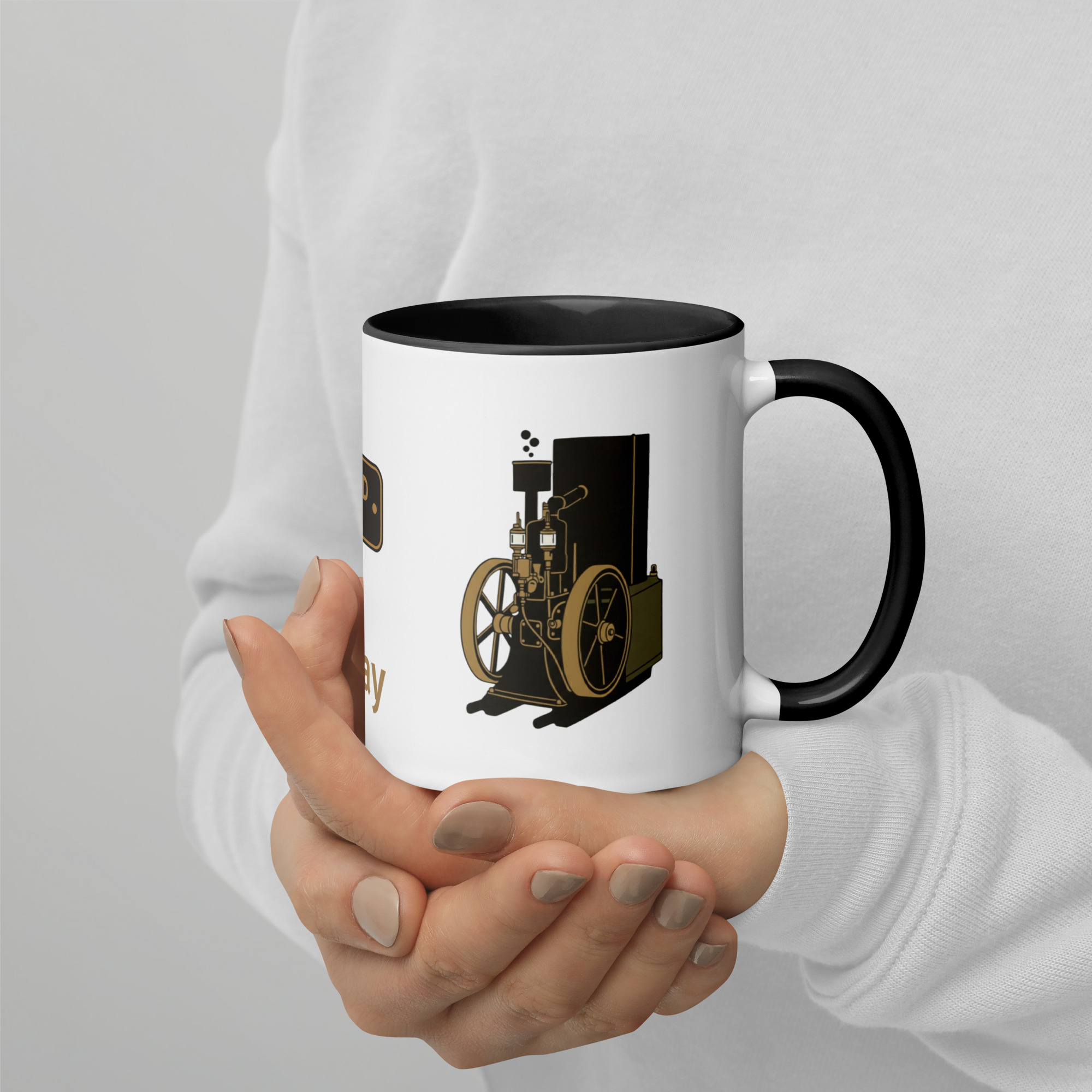 Spooner's Shed #2StrokeTuesday Official Mug with Color Inside - Image 4