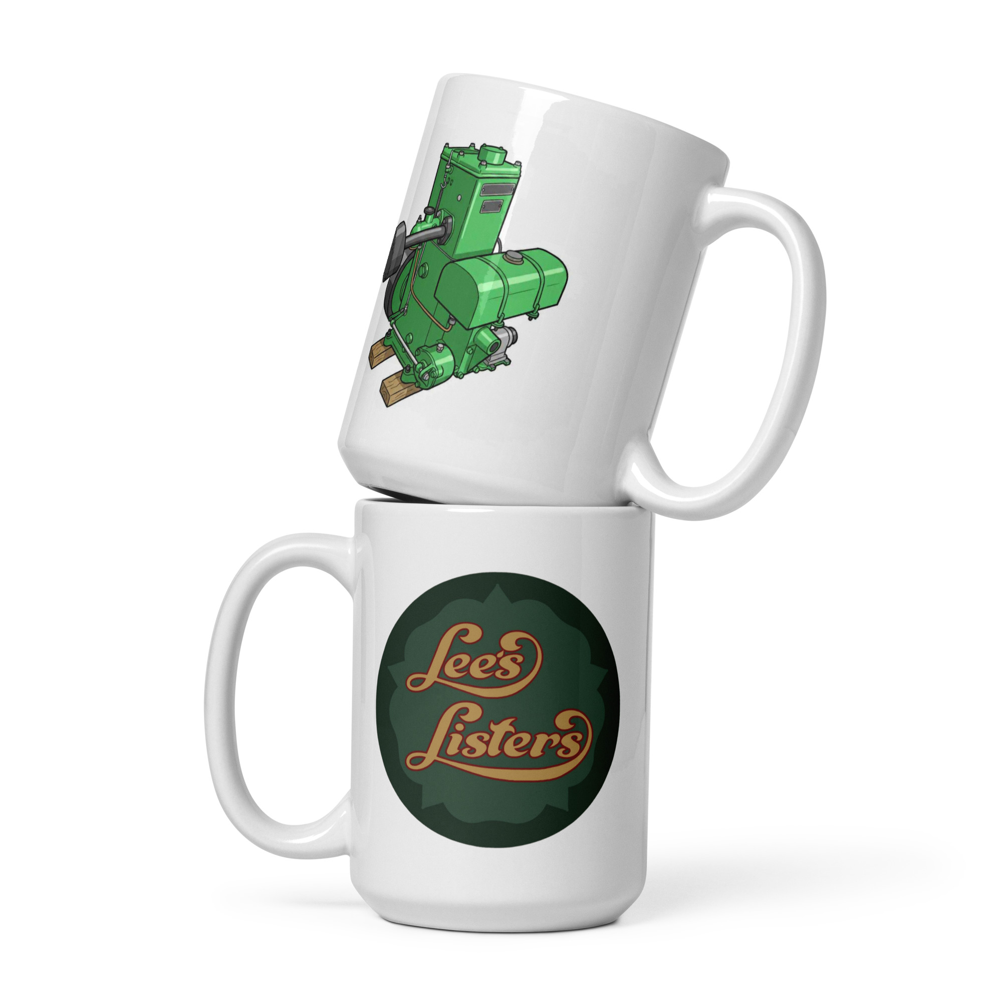 Lee's Listers Official White glossy mug - Image 2