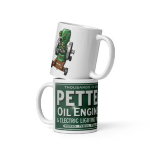 Petter M Type Series 1 "Little Pet" White glossy mug