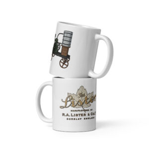 Lister L Type Portabable Stationary Engine White glossy mug